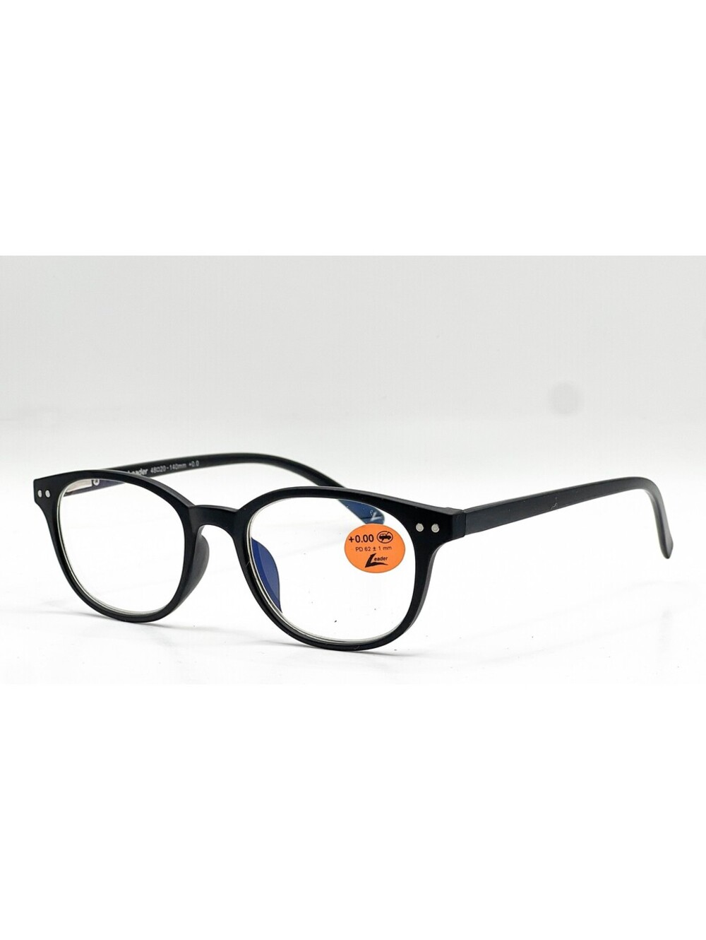 Leader 225222000 Black Safety Authentic Eyeglasses 48-20-140